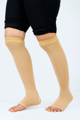 COMPRESSION VARICOSE VEINS STOCKINGS (BELOW KNEE)